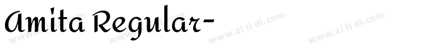 Amita Regular字体转换